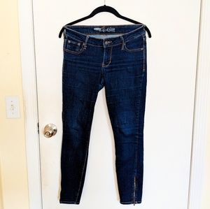 Old Navy Rockstar Jeans w/ Zipper Detail, 2 Short